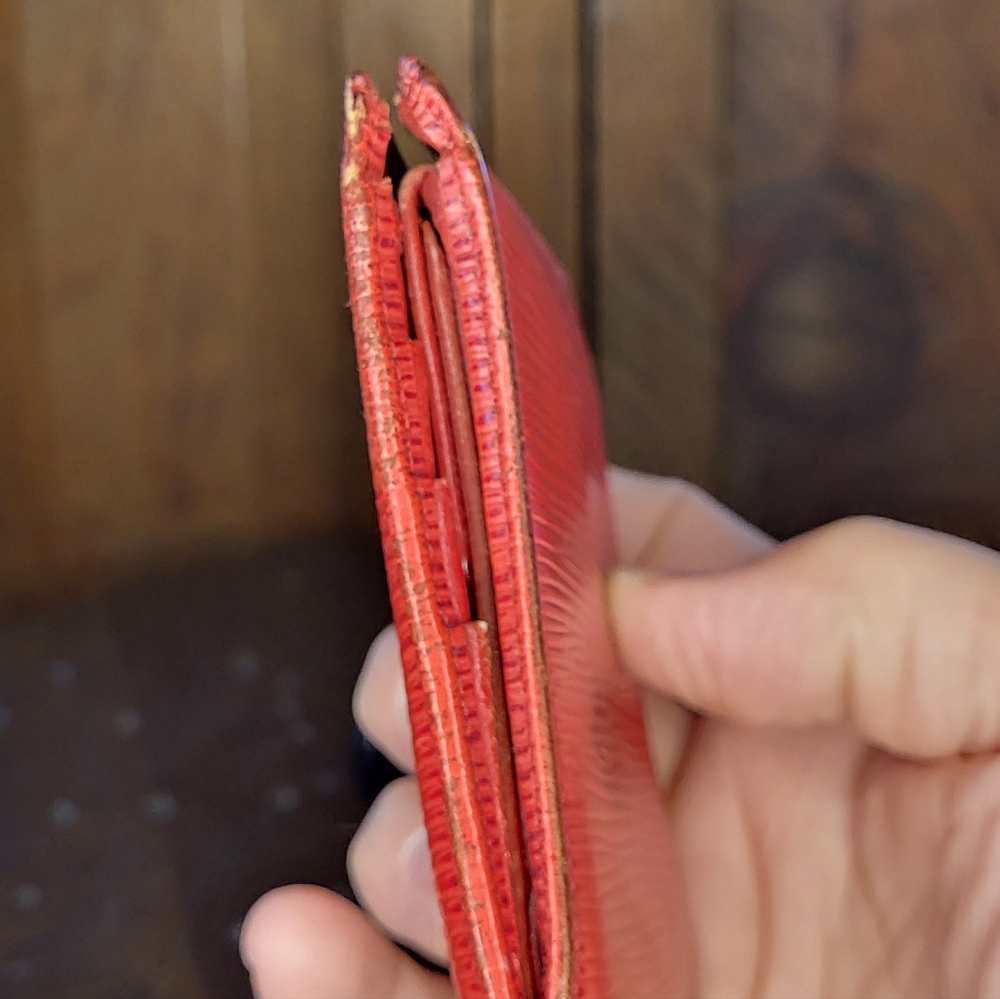 Louis Vuitton Coral Epi Leather Wallet - Picture 4 of 13